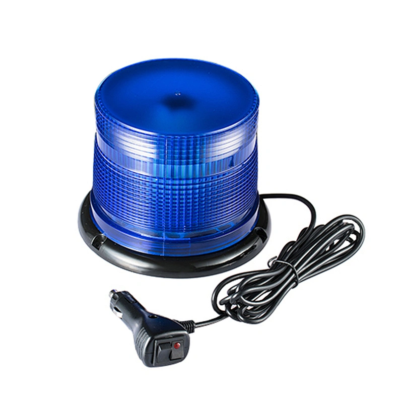 DC12-24V red blue amber rotary led lighting rotating led emergency light for ambulance police mining excavator crane fire truck