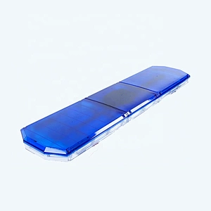Blue Rotating LED Ambulance Flashing Lights Bar and Siren