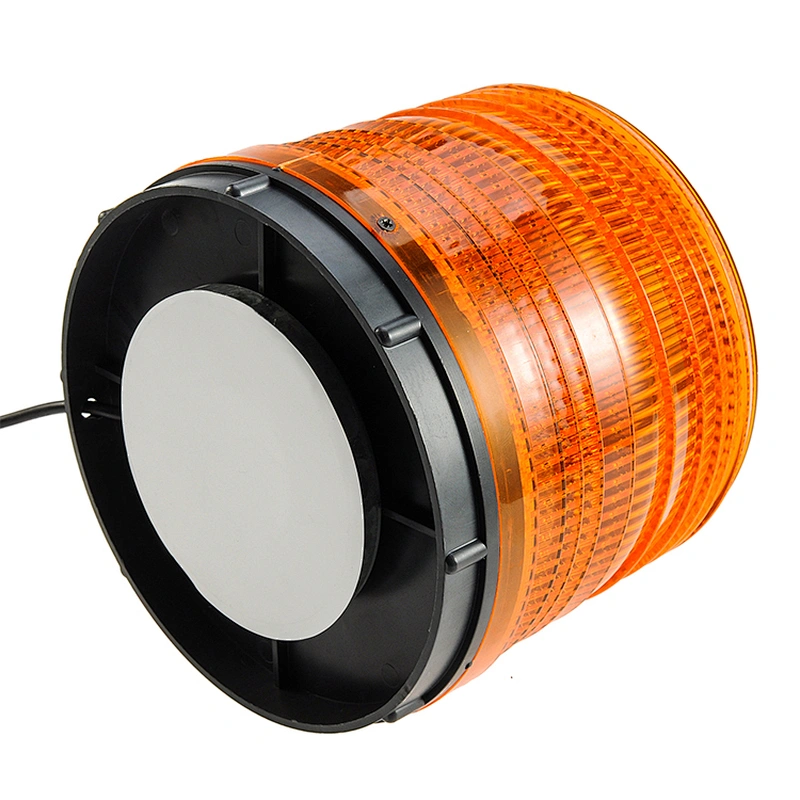 Amber Led Beacon Light, Yellow Emergency Security Strobe Flashing Light Magnetic Rotating Warning Beacon Lights for Cars Truck Vehicle (72 Led)