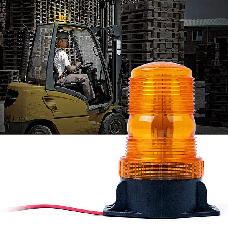 Auto Lighting System Beacon Lamp DC10-80V Forklift Truck Led Strobe Light for Vehicles Yellow White Red Blue Certification:Emark R65 CE RoHS