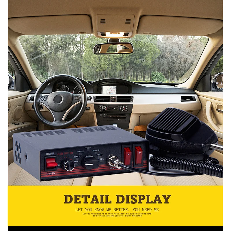 Horn Kit 12v 8 Tones Horns Car Speaker Box Universal Sets Packing Performance Black Color Design