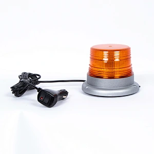 warning Safety Flashing Beacon Strobe Lights with Magnetic and 16ft Straight Cord for Vehicle Trucks Cars and Forklift