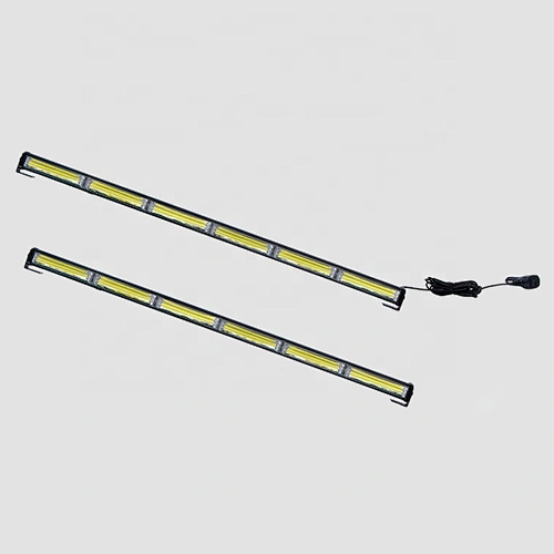 34  Inch 60W White led Strobe Light  Bar Traffic Advisor with Lighter Plug