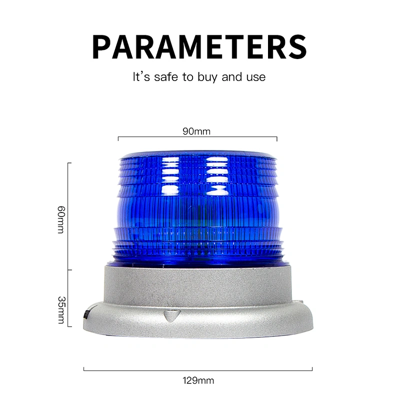 warning Safety Flashing BeaconLights with Magnetic and 16ft Straight Cord for Vehicle Trucks Cars and Forklift