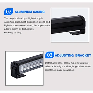 80W White led Strobe Light Bar Traffic Advisor with Lighter Plug Price: