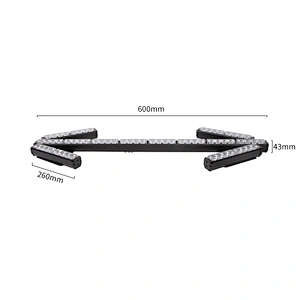 DC12-24V Sprinkler steering arrow light cleaning construction vehicle LED water steering warning indicator light bar