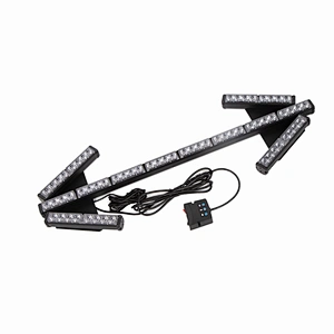 DC12-24V Sprinkler steering arrow light cleaning construction vehicle LED water steering warning indicator light bar