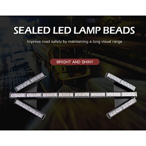 DC12-24V Sprinkler steering arrow light cleaning construction vehicle LED water steering warning indicator light bar