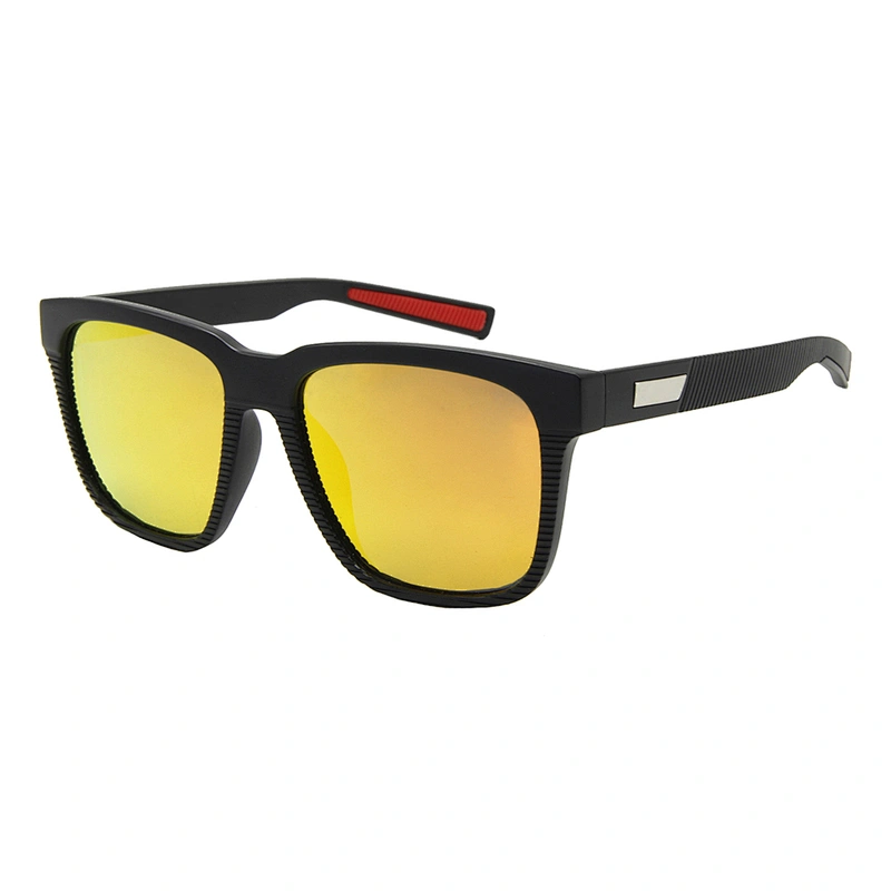 Cheap plastic classic square men cat 3 uv400 sunglasses
