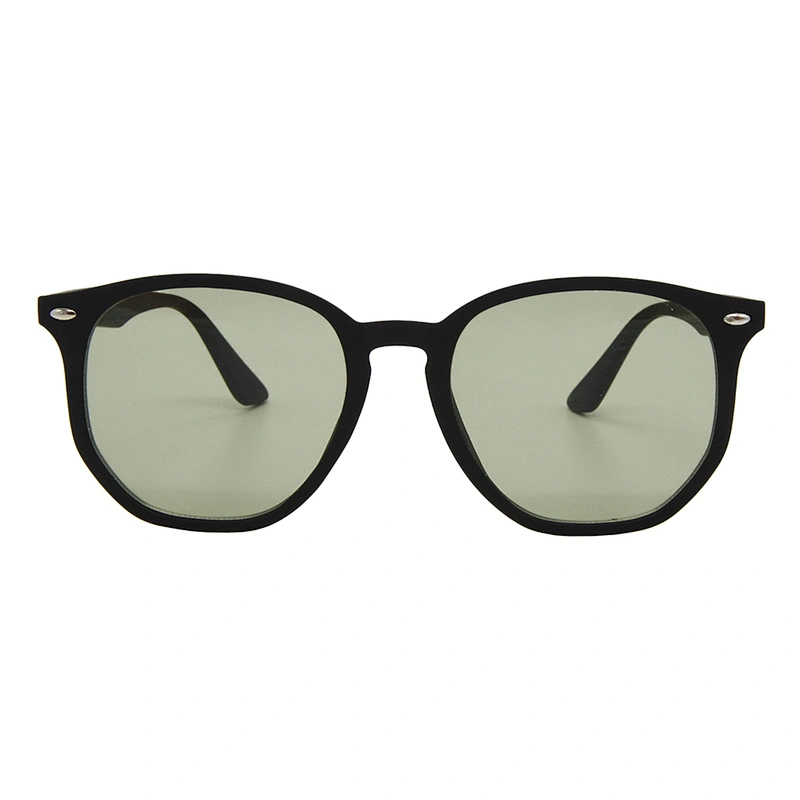 Custom logo classic square polarized sunglasses women