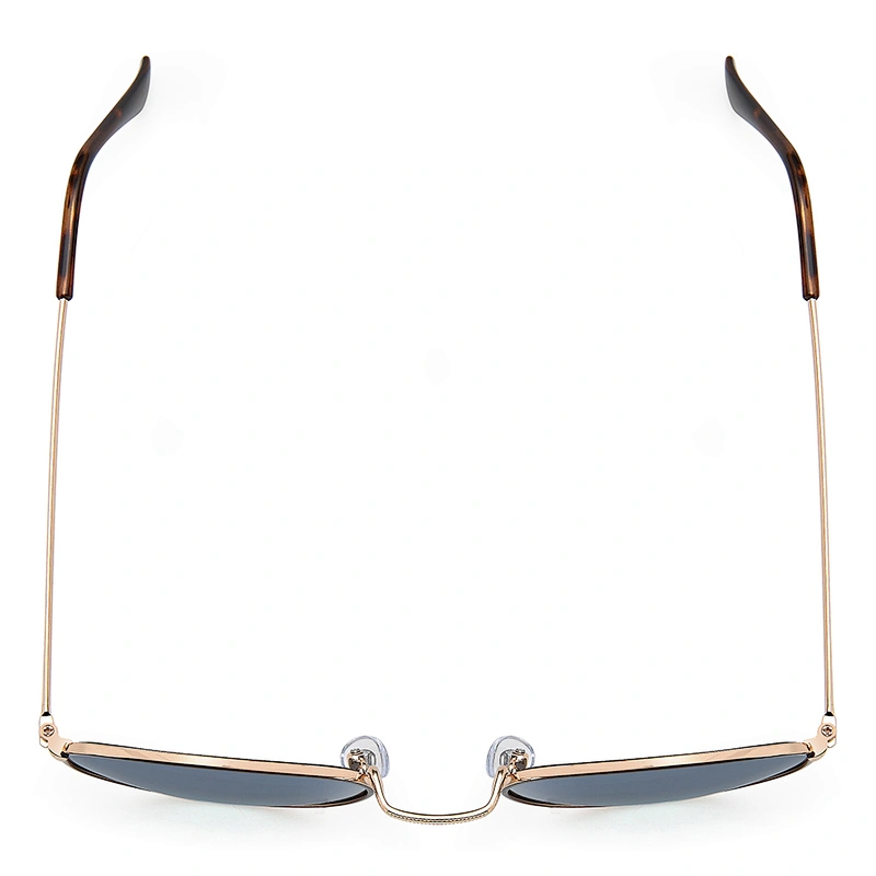 Custom logo fashion oval metal mens sunglasses luxury