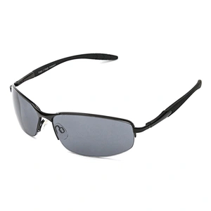 Custom logo classic metal polarized sports sunglasses men