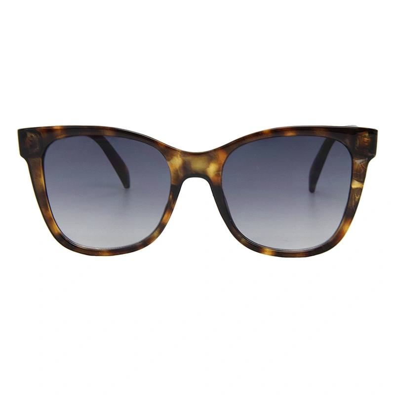 Demi brown eco friendly polarized sunglasses retro