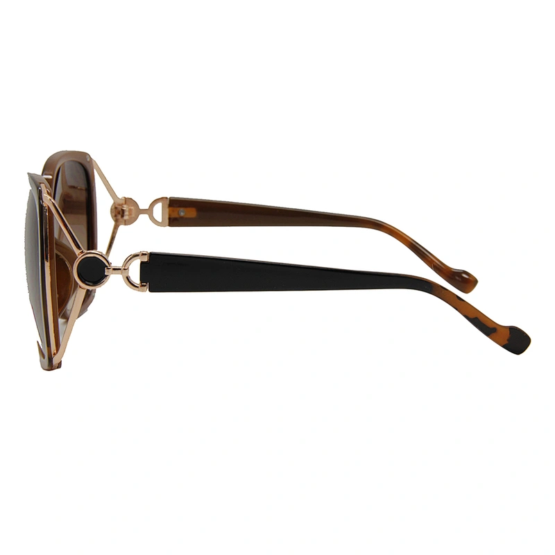 Custom logo women square fancy polarized sunglasses