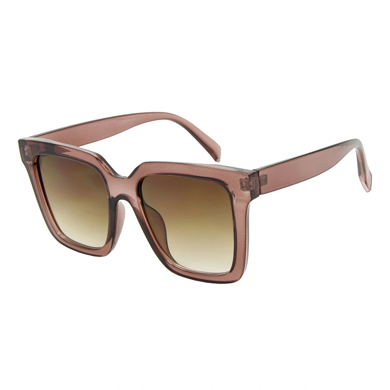 Custom logo unisex square polarized sunglasses vintage