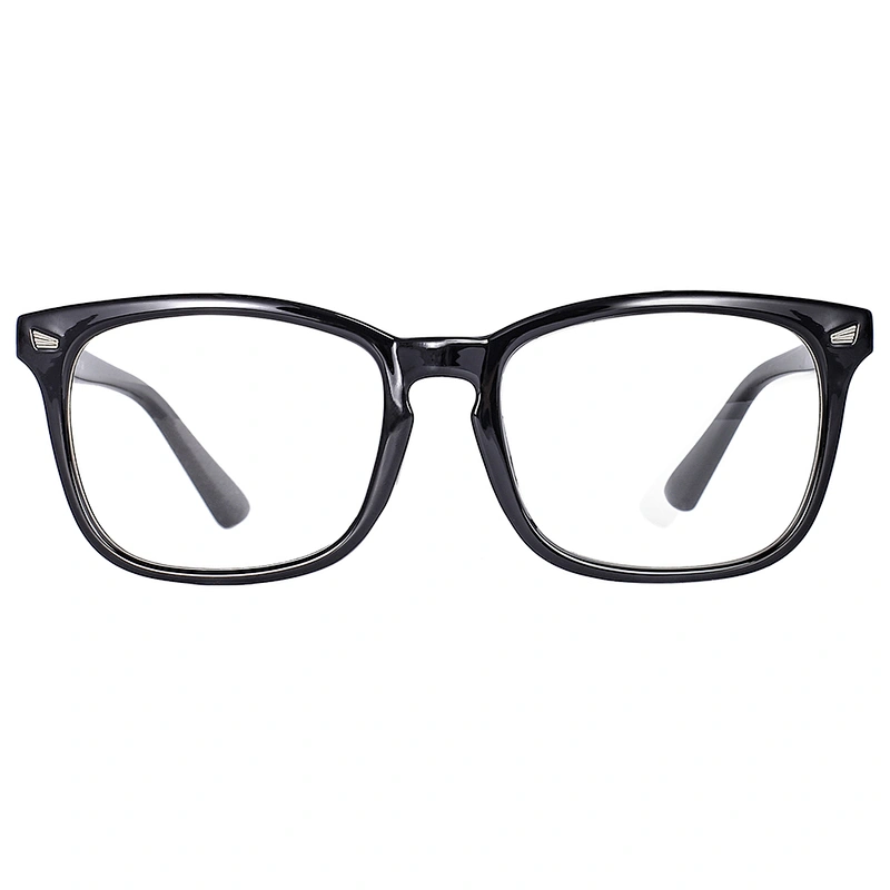 Cheap classic square plastic anti blue light optical frames