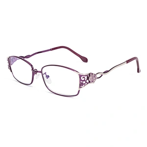 Custom logo fashion ladies metal gafas de lectura