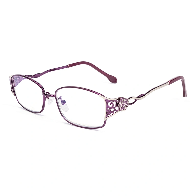 Custom logo fashion ladies metal gafas de lectura
