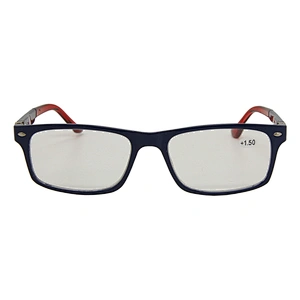 Custom logo classic rectangle unisex plastic reading glasses