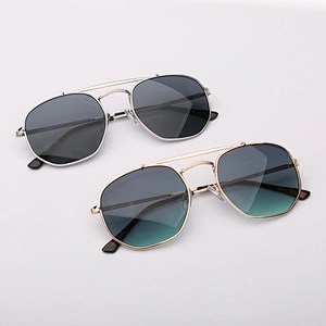 Women metal oversized 2020 trendy sunglasses polarized