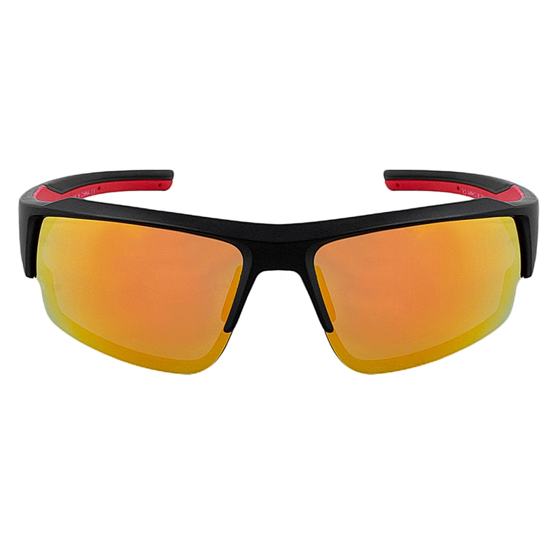 Quality cool fashion mens half frameless sport sunglass