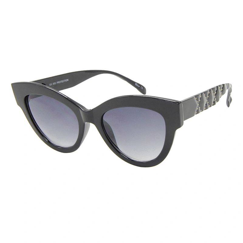 Custom logo polarized retro women sunglasses cat eye