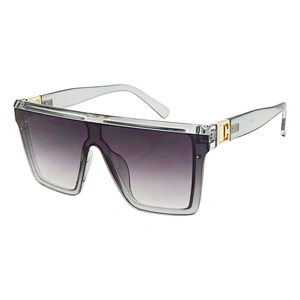 Promotional flat top oversized women fashion sunglasses