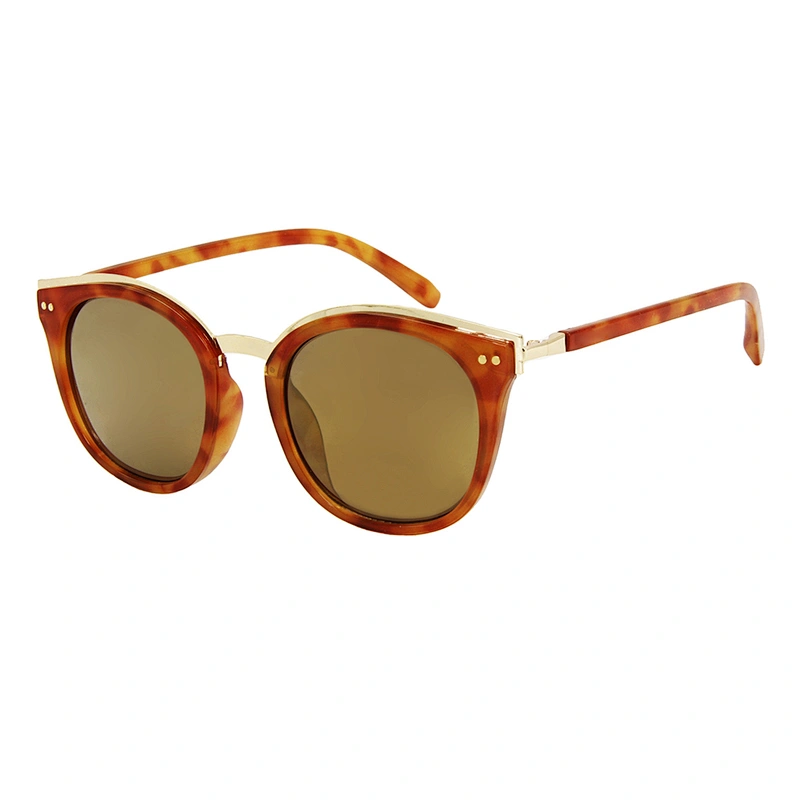 Custom retro round polarized women sunglasses frame