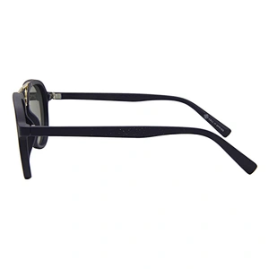 Custom logo double bridge plastic pilot unisex sunglasses