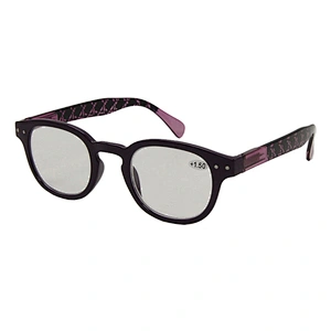Custom logo retro square plastic reading glasses for men