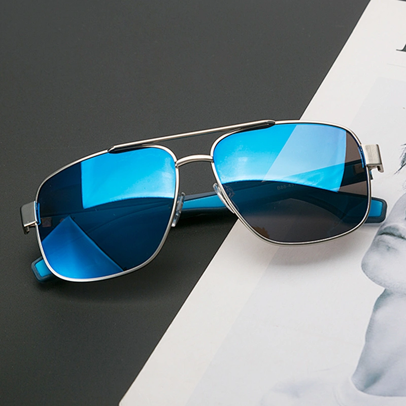 Custom classic square polarized luxury sunglasses men