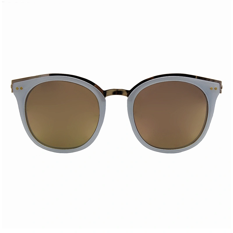 Custom retro round polarized women sunglasses frame