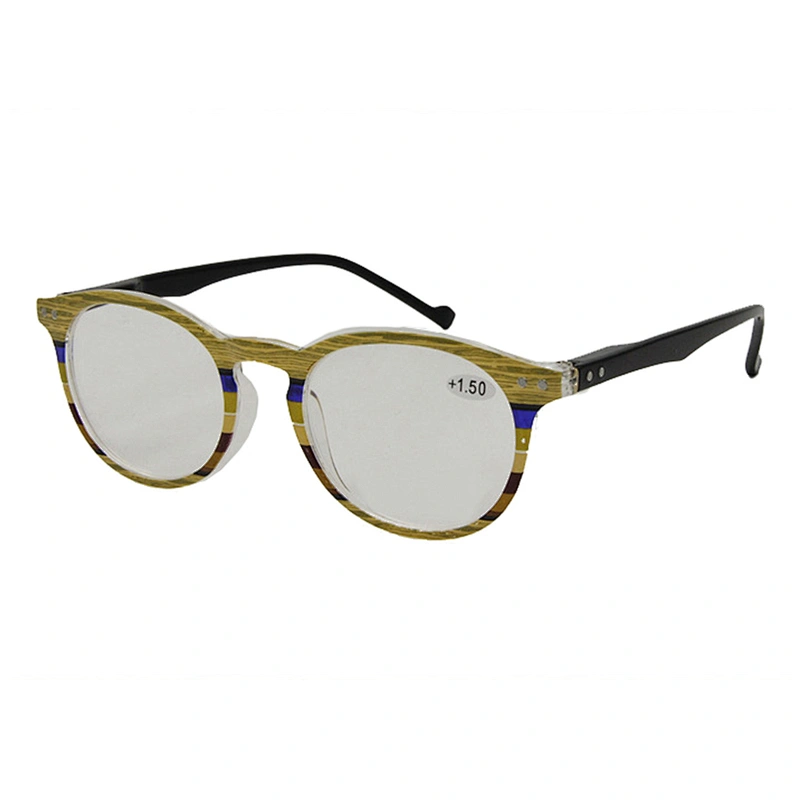 Custom design plastic oval men blue light blocking reading glasses