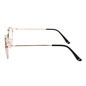 High quality classic oval metal reading glasses women