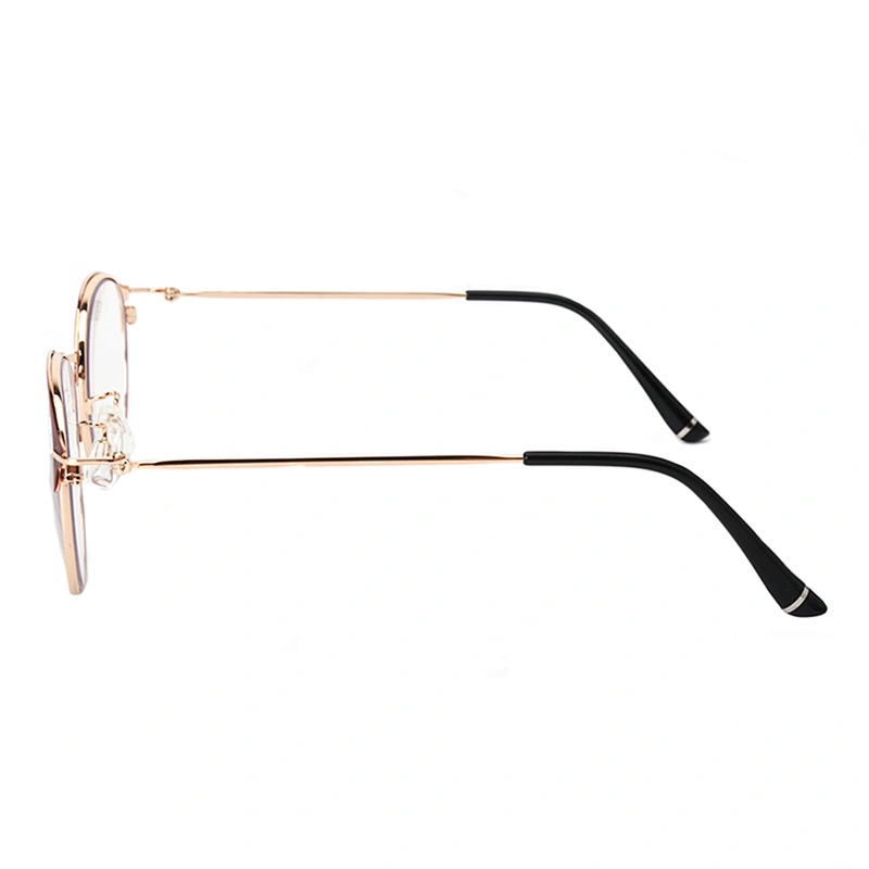 High quality classic oval metal reading glasses women