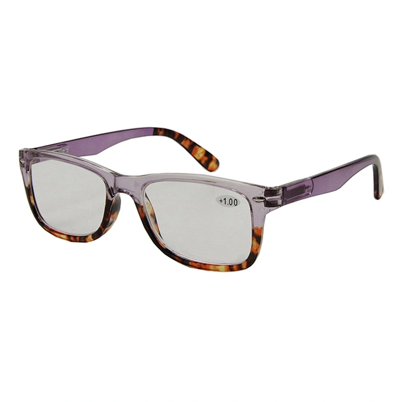 Quality classic rectangle plastic blue light blocking reading glasses