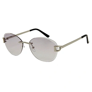 Women cool fashion metal polarized frameless sunglasses