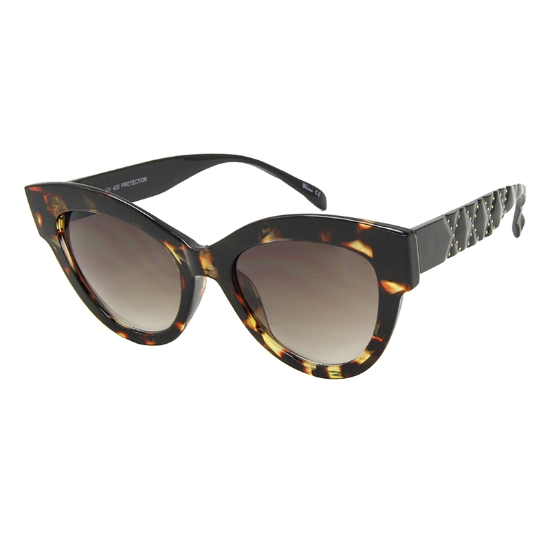 Custom logo polarized retro women sunglasses cat eye
