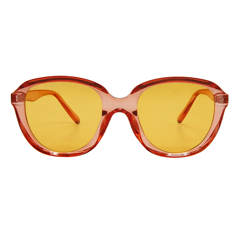 Custom logo plastic square polarized trendy sunglasses women