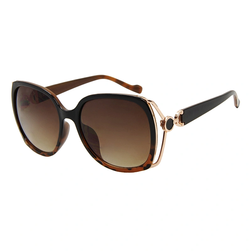 Custom logo women square fancy polarized sunglasses