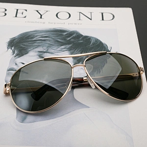Cheap metal fashion polarized pilot sun glasses for men