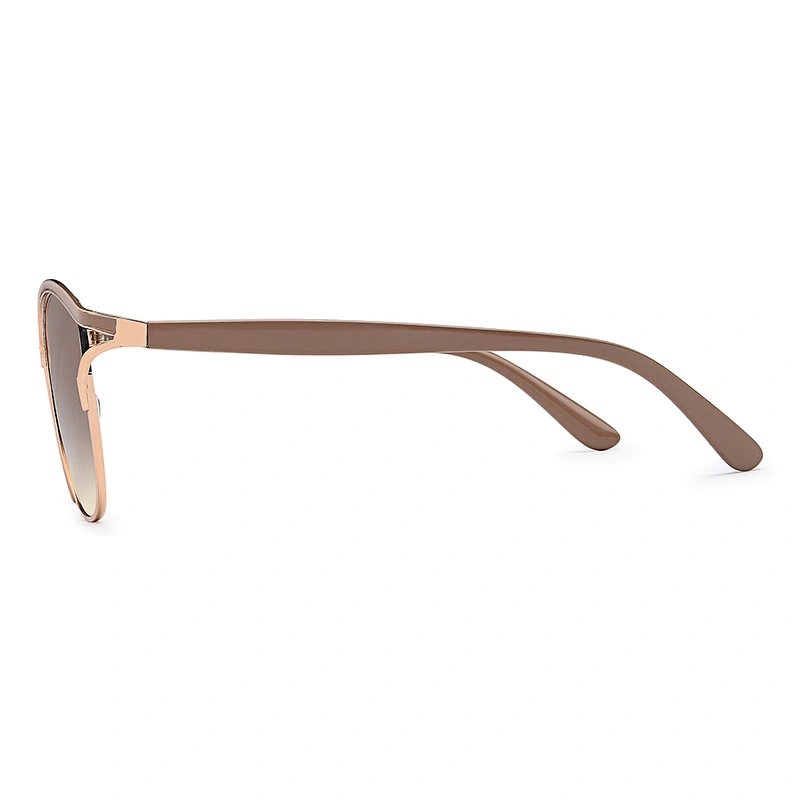 Cheap fashion square metal oversized sunglasses women