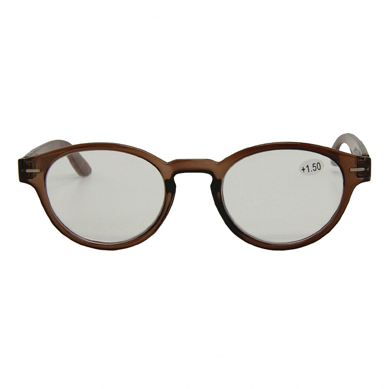 Cheap small plastic oval eyeglasses reading glasses