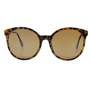Women men classic round vintage sunglasses polarized