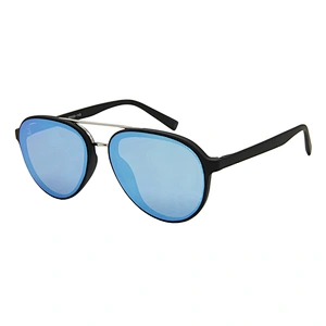 Custom logo double bridge plastic pilot unisex sunglasses
