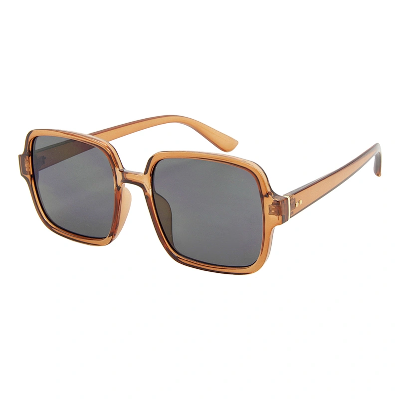 Designer oversized square plastic polarized sunglasses
