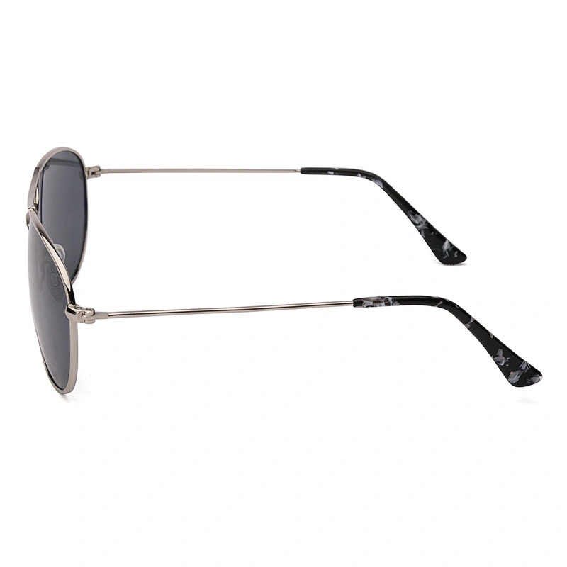 Custom fashion mens metal polarized pilot sunglasses