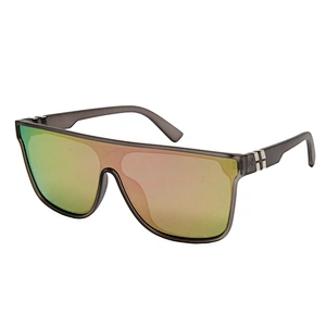 Cheap classic square plastic big lens polarized sunglasses