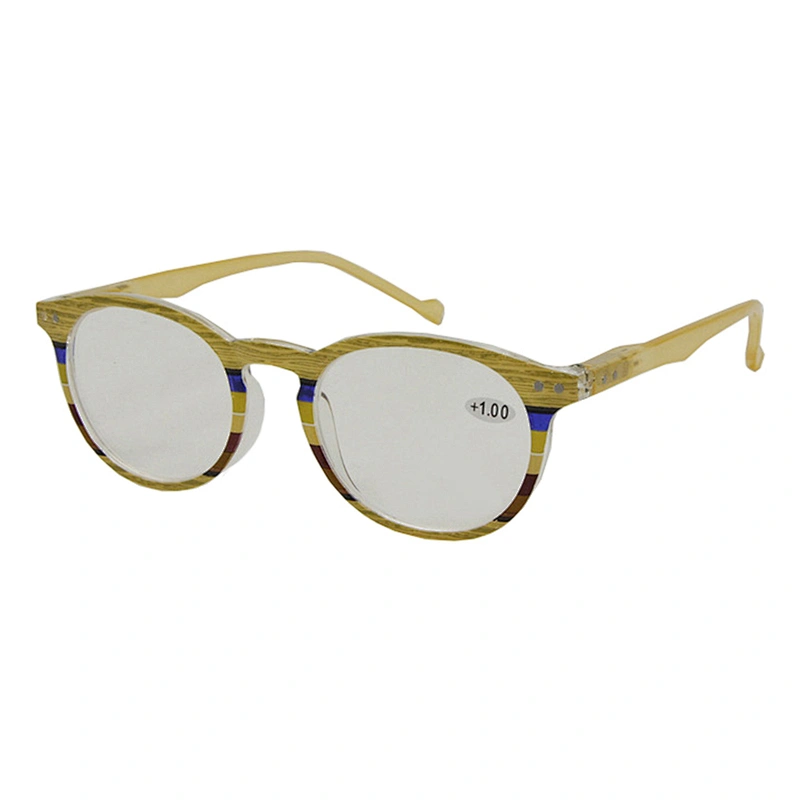 Custom design plastic oval men blue light blocking reading glasses