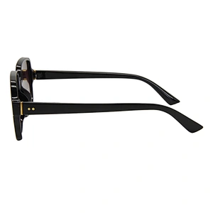 Designer oversized square plastic polarized sunglasses